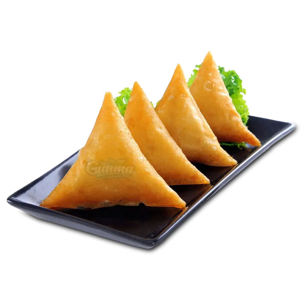 Buy Chicken Samosa 6 Pcs (Gunma Handmade) | Crispy Frozen Snack
